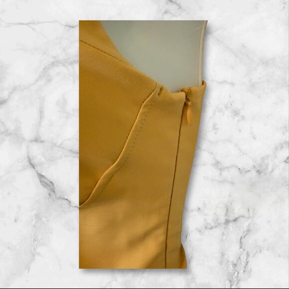 Zara Golden Rod Square Neck w/Silver Ring In Middle Bust Bodysuit. XS - Picture 7 of 11